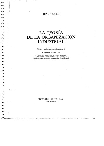 La teoría de la organización industrial