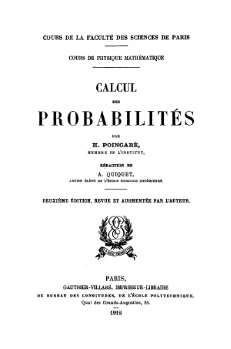 Calcul des probabilités