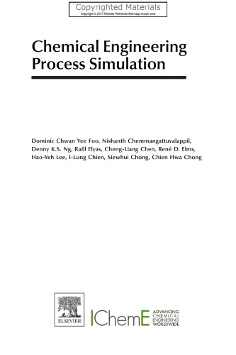 Chemical Engineering Process Simulation