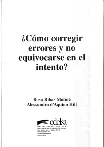 ¿Cómo corregir errores y no equivocarse en el intento?