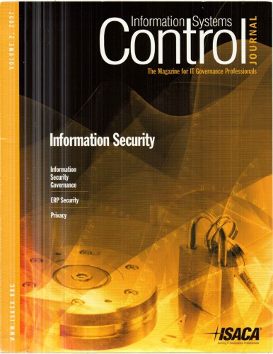 Information Systems Control Magazine,