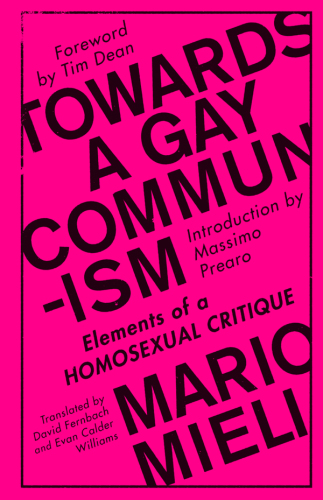 Towards a Gay Communism: Elements of a Homosexual Critique