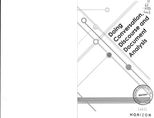 Doing conversation, discourse and document analysis