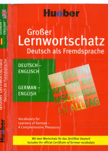 Großer Lernwortschatz Deutsch als Fremdsprache