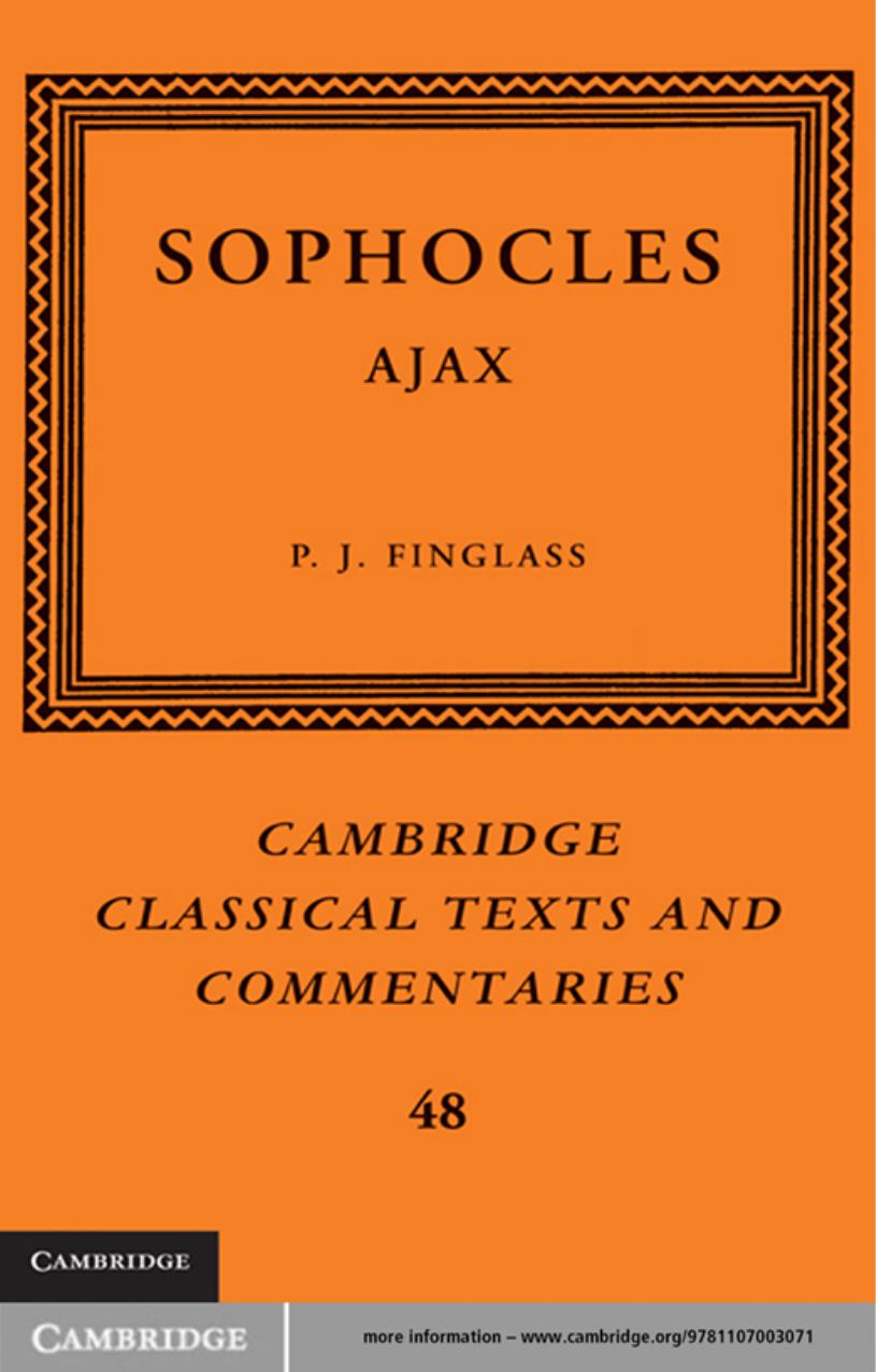 Sophocles: Ajax