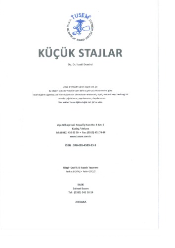 Küçük Stajlar Soru Kitabı