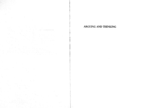 Arguing and thinking: A rhetorical approach to social psychology