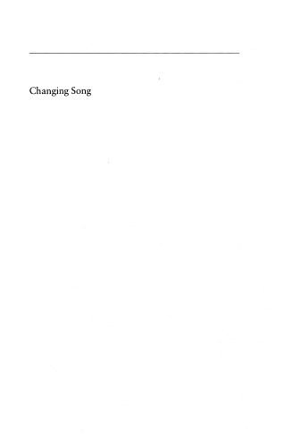 Changing Song : The Marxist Manifestos of Nakano Shigeharu