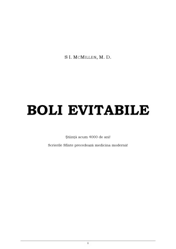 Boli Evitabile