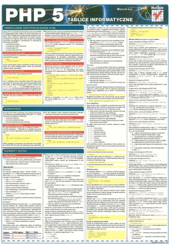 PHP 5 : tablice informatyczne