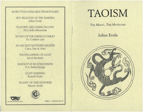 Taoism: The Magic, the Mysticism