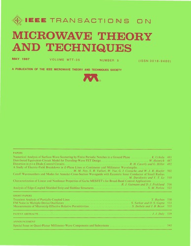 IEEE MTT-V035-I05 (1987-05)