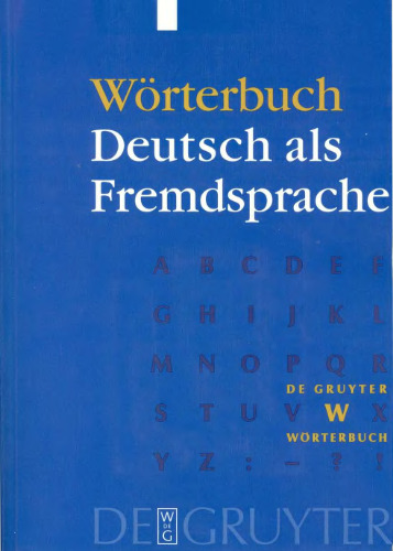 Wörterbuch Deutsch als Fremdsprache