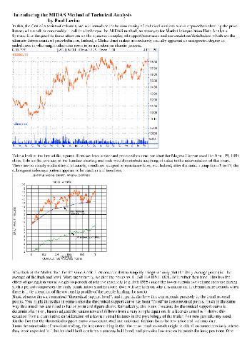 The Midas Method Of Technical Analysis