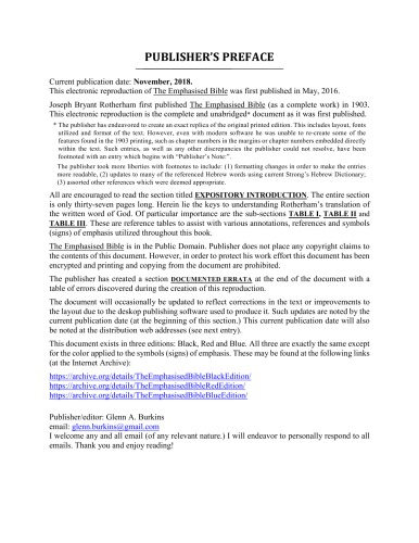 The Emphasised Bible