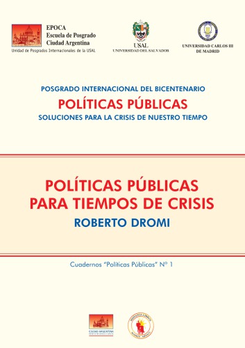 Politicas publicas para tiempos