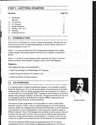 M.Sc. (Mathematics with Applications in Computer Science) (MACS) First Semester