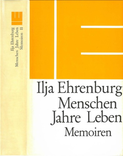 Menschen, Jahre, Leben. Memoiren Band II