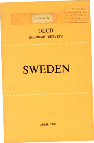 OECD ECONOMIC SURVEYS SWEDEN