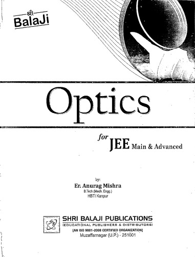 Optics for JEE (Main & Advanced)