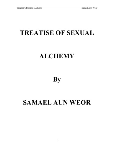 Treatise Of Sexual Alchemy