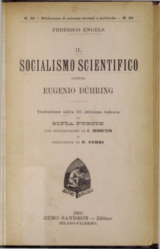 AntiDühring. Il socialismo scientifico contro Eugenio Dühring