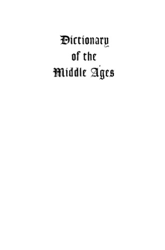 Dictionary of the Middle Ages: Vol. 9. Mystery religions - Poland