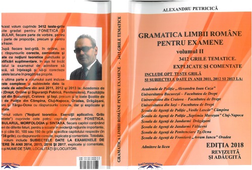 Gramatica limbii române pentru examene. Volumul II