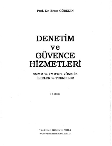Denetim ve Güvence Hizmetleri