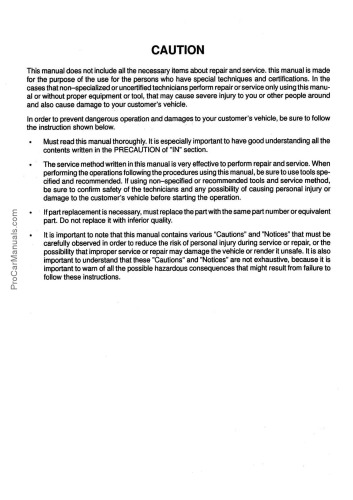 Toyota 3S-FE 2.0L 16-VALVE DOHC EFI Engine Repair Manual [RM395] (for some Camry, Rav4, Avensis, Corona, Carina, Caldina, Picnic, Ipsum, Celica, MR2 - 1986 to 2000)