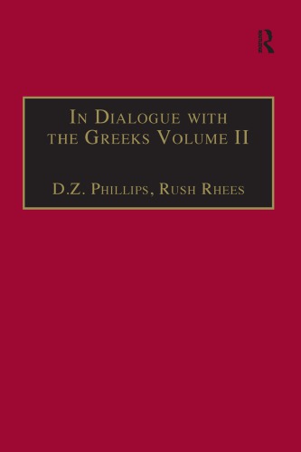 In Dialogue with the Greeks, vol. 2.