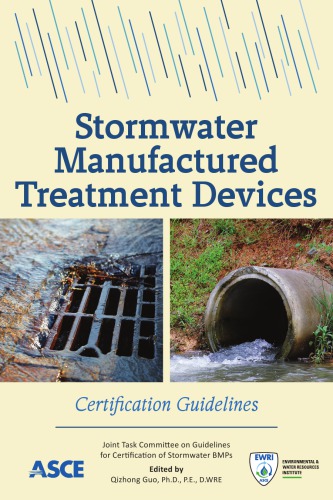 Stormwater manufactured treatment devices certification guidelines