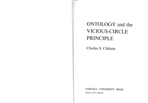 Ontology and the Vicious-Circle Principle