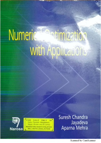 Numerical Optimization with Applications