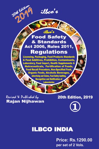 ILBCO’s Food Safety and Standards Act, 2006 and Rules, 2011 Part 1