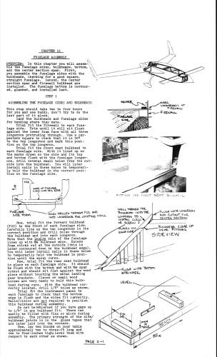 Burt Rutan VariEze Aircraft Plan A