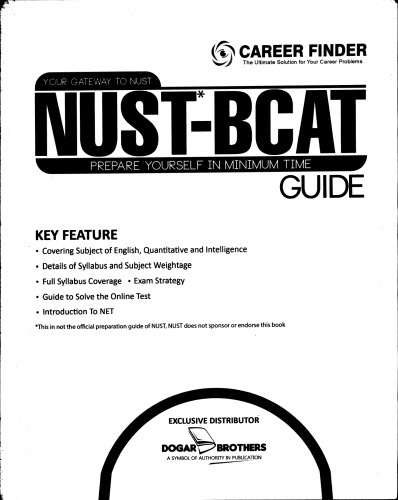 NUST BCAT Guide Book