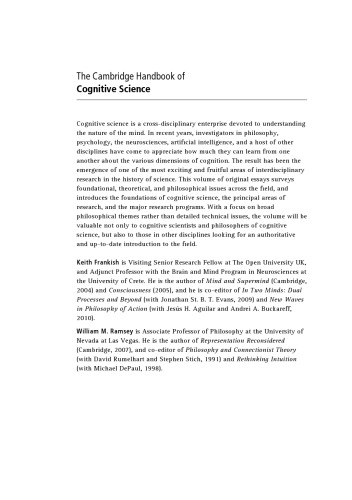 The Cambridge Handbook of Cognitive Science