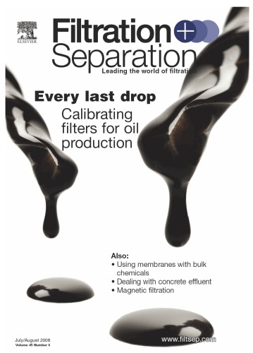 [Journal] Filtration and Separation. Volume 45. Issue 6