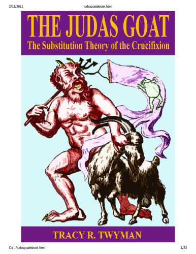 The Judas Goat: The Substitution Theory of the Crucifixion