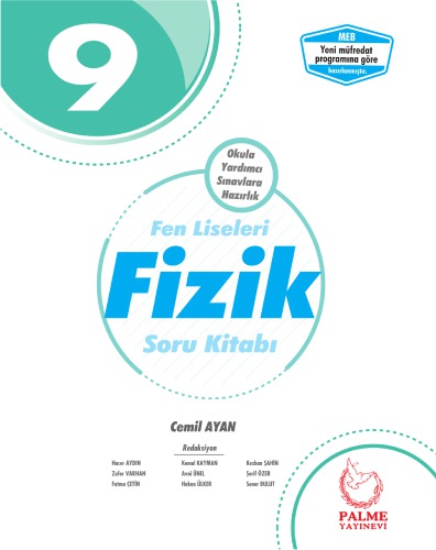 Palme 9. Sınıf Fizik Soru Bankası (Fen Lisesi)