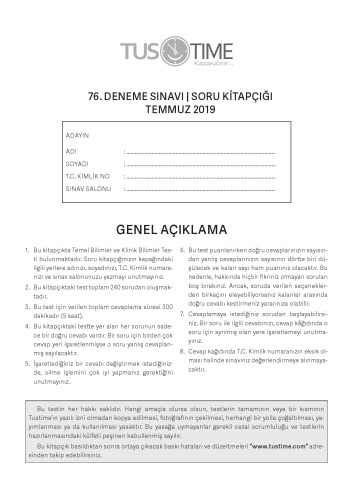 Tus Deneme Sınavı