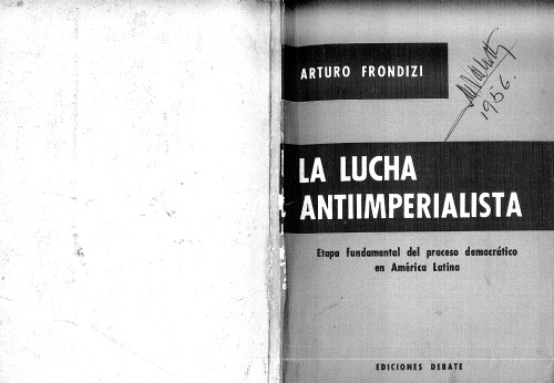 La lucha antiimperialista; Etapa fundamental del proceso democrático en América Latina