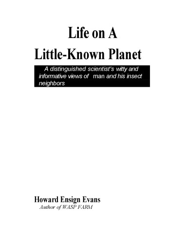 Life on a little-known planet