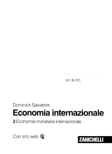 Economia internazionale. 2, Economia monetaria internazionale