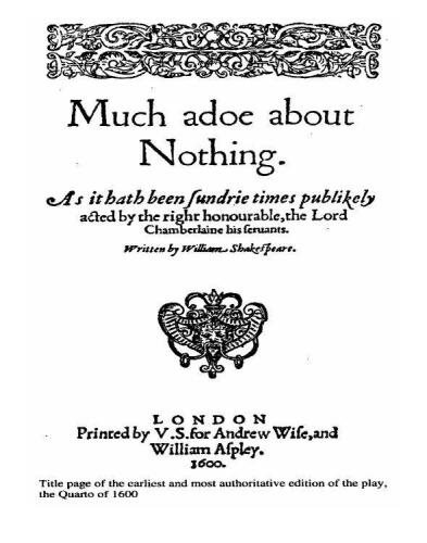 Much ado about nothing: with new and updated critical essays and a revised bibliography