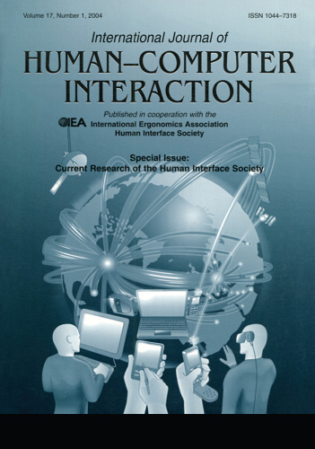 Current research of the Human Interface Society: a special issue of the International journal of human-computer interaction