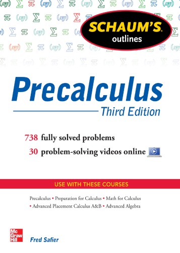 Schaum’s Outline - Precalculus