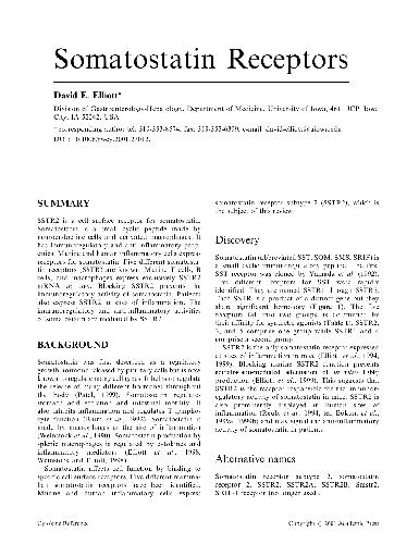 Somatostatin Receptors