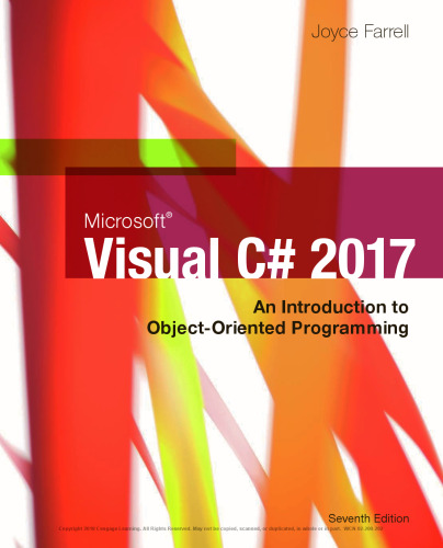 Microsoft Visual C# 2017: An Introduction to Object-Oriented Programming